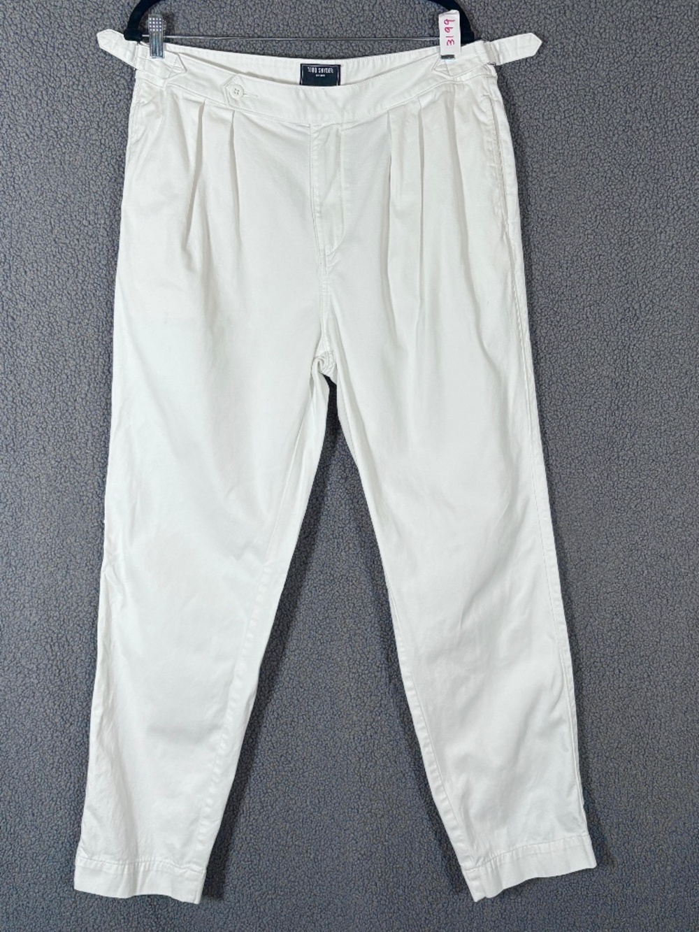 Todd Snyder Relaxed Tapered Chino Pleated Pants - Men's Size 34*32(Fit 34*31